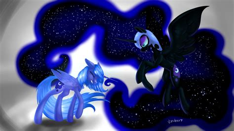 Princess Luna and Nightmare Moon by Vincher on DeviantArt