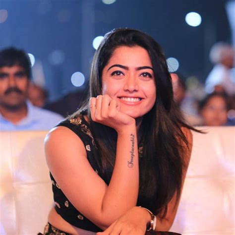 Indian Celebs: Rashmika Mandanna tattoo