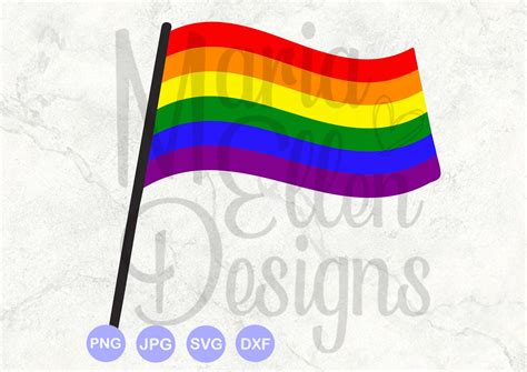 Pride Flag svg pride svg flag svg rainbow flag svg flag | Etsy