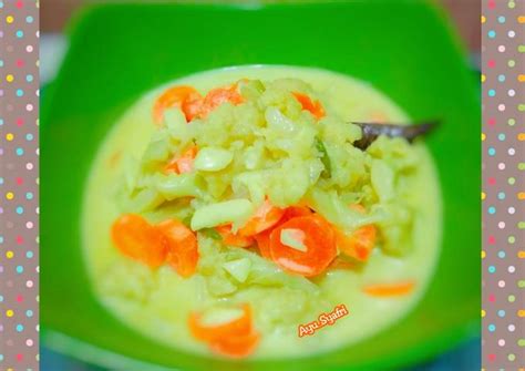 Resep Kembang Kol Wortel Kuah Santan oleh Ayu_Syafri - Cookpad