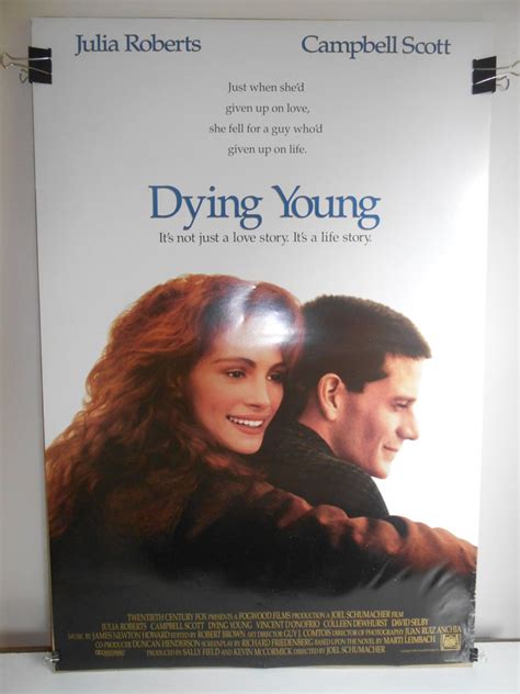 Dying Young 1991 Double Sided Original Movie Poster Julia | Etsy