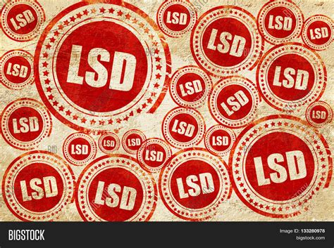 Lsd, Red Stamp On Grunge Paper Image & Photo | Bigstock