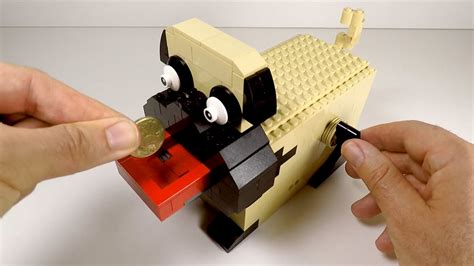 LEGO Pug Money Box | Cool LEGO Idea - YouTube