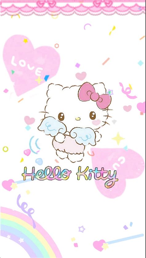 0 Result Images of Hello Kitty Pink Bow Wallpaper - PNG Image Collection