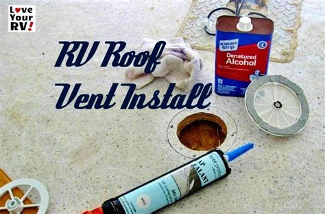 Howto Install an RV Attic Roof Vent Tip