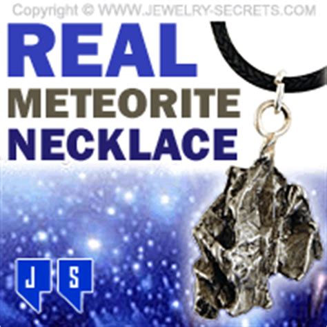 REAL METEORITE NECKLACE – Jewelry Secrets