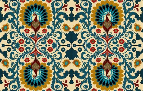 Premium Vector | Peacock fabric pattern abstract fabric textile line ...