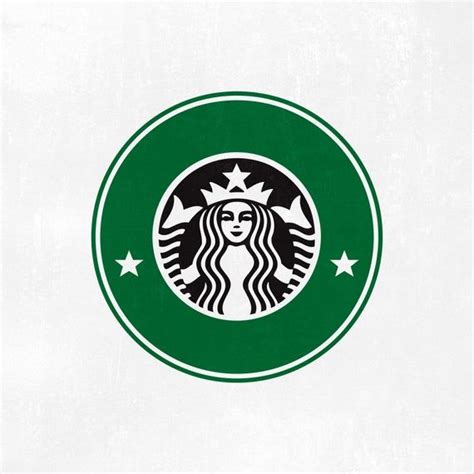 Starbucks svg, Starbucks plantilla de logotipo personalizado svg, café ...