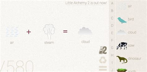 How to make Cloud in Little Alchemy - HowRepublic