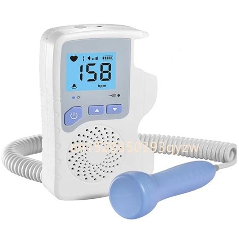 Fetal Doppler hand hold Pocket portable sound Baby heart pregnancy ...