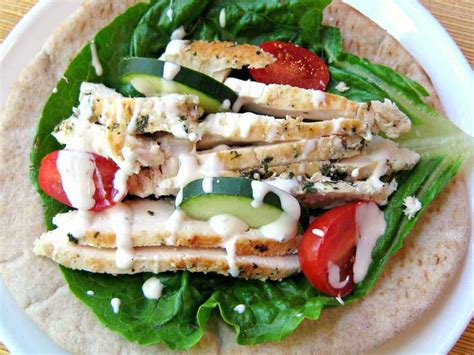 Greek Chicken Pita Wrap | EasyHealth Living