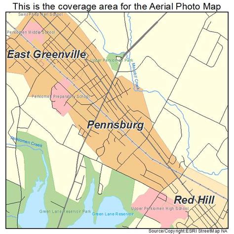 Aerial Photography Map of Pennsburg, PA Pennsylvania