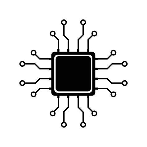 chip processor vector logo 18794378 Vector Art at Vecteezy