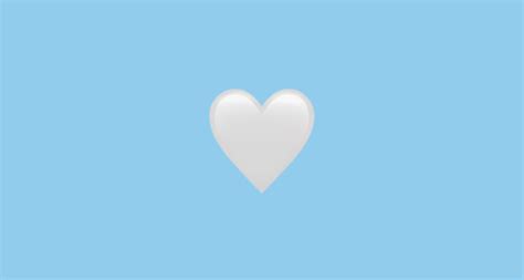 🤍 White Heart Emoji on Apple iOS 14.2