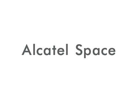 Alcatel Space Logo PNG Transparent & SVG Vector - Freebie Supply