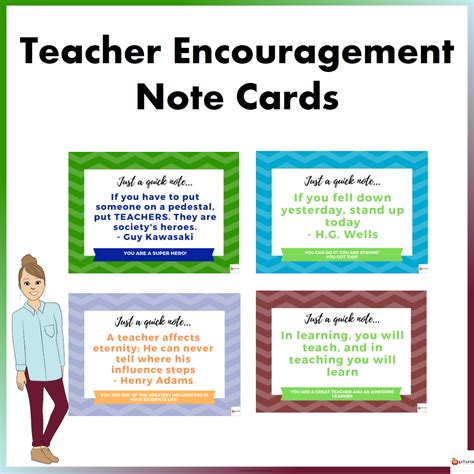 Teacher Encouragement Note Cards | Made By Teachers