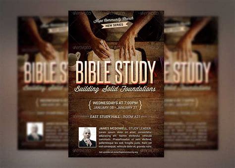 Bible Study Church Flyer Template » Inspiks Market