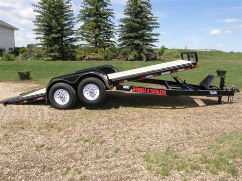 Double A Hyd Tilt Trailer | Trailer plans, Utility trailer, Toy hauler trailers