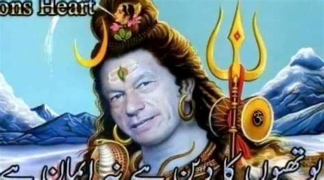 Imran Khan’s viral photo as Lord Shiva causes outrage in Pakistan ...