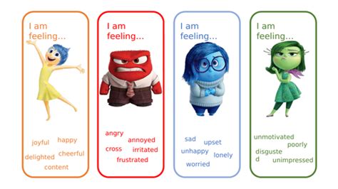 Inside Out Feeling cards | Teaching Resources