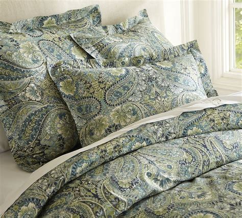 Pottery Barn Duvet | Paisley bedding, Duvet covers, Organic duvet covers