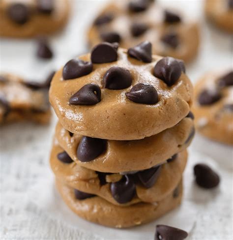 3 Ingredient No Bake Chocolate Chip Cookies (No Flour, Butter, or Eggs) - Kirbie's Cravings