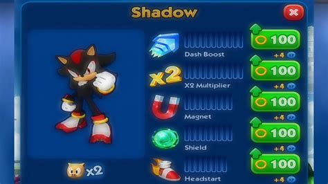 SONIC DASH | SHADOW UNLOCKED GAMEPLAY - YouTube