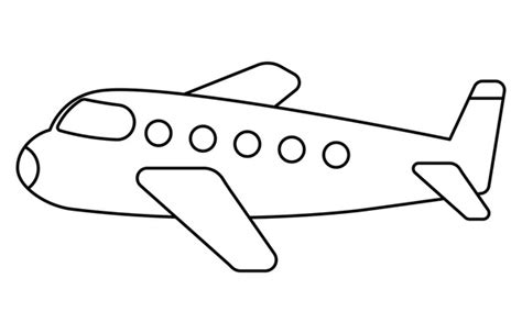 9,752 Cartoon Airplane Outline Royalty-Free Photos and Stock Images | Shutterstock