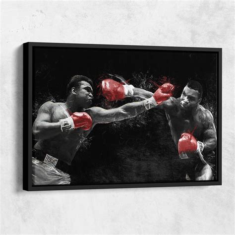 Mike Tyson Vs Muhammad Ali Poster Boxing Painting Hand Made - Etsy