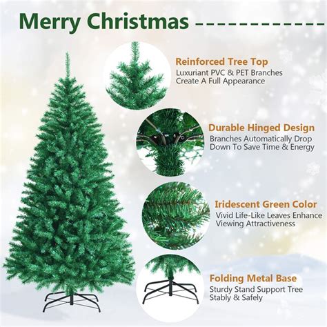 WELLFOR 7-ft Artificial Christmas Tree at Lowes.com