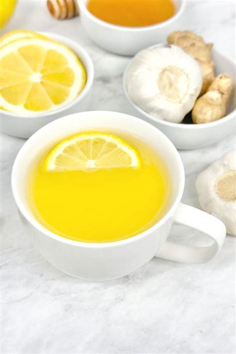 Lemon, Ginger, and Garlic Tea Recipe