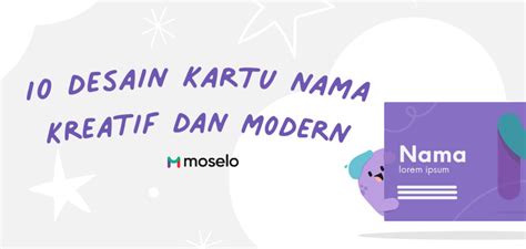 10 Desain Kartu Nama Kreatif dan Modern