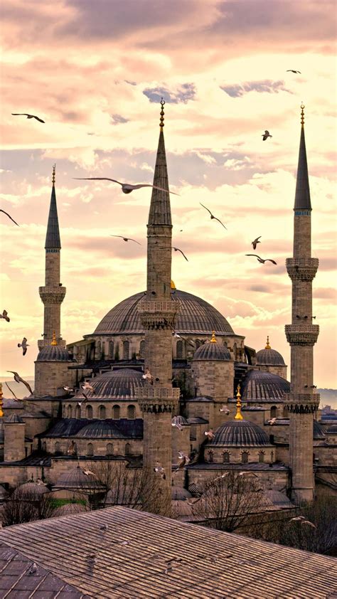 Sultanahmet Mosque Istanbul Turkey 4K Ultra HD Mobile Phone Wallpaper