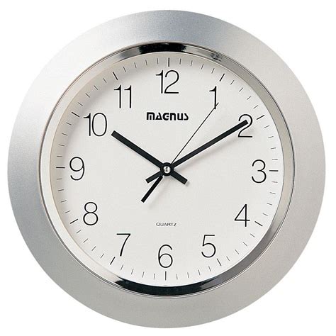 Dainolite Quartz Clock by OJ Commerce 29012-MT-SV - $35.25