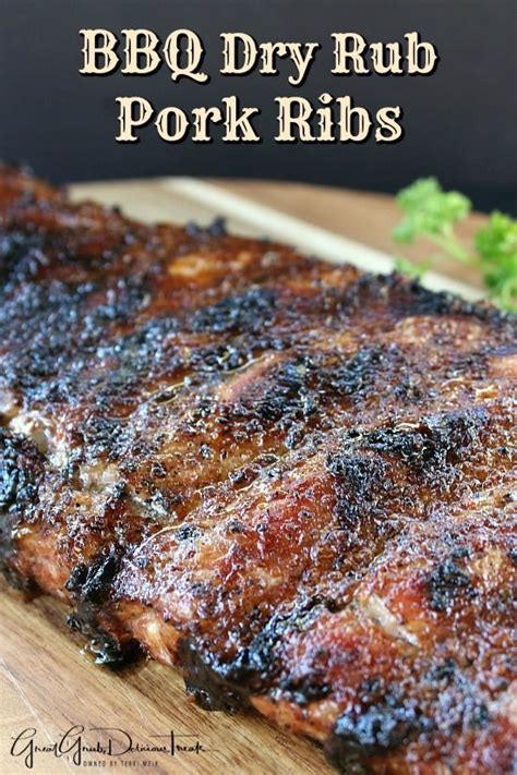 BBQ Dry Rub Pork Ribs - These BBQ dry rub pork ribs are super juicy ...