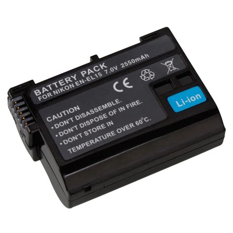 Replacement camera Battery EN-EL15 for Nikon D7100 D7000 D610 D600 D800 ...