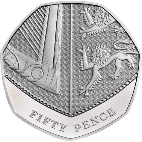 Fifty Pence 2020 Royal Shield, Coin from United Kingdom - Online Coin Club