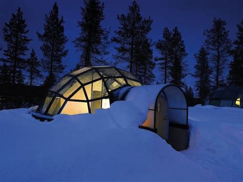 20 Glass Igloo Tiny Houses Make Village for Northern Lights