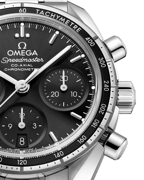 Speedmaster 38 Speedmaster Steel Chronograph Watch 324.30.38.50.01.001 ...