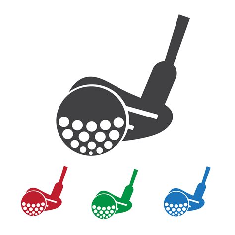 Golf Icon symbol sign 627944 Vector Art at Vecteezy