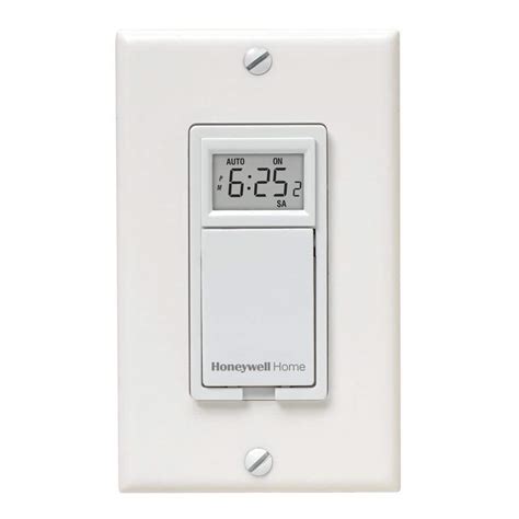 Honeywell Home 120-Volt 7-Day Programmable Indoor Motor and Light Switch Timer RPLS730B1000/U ...