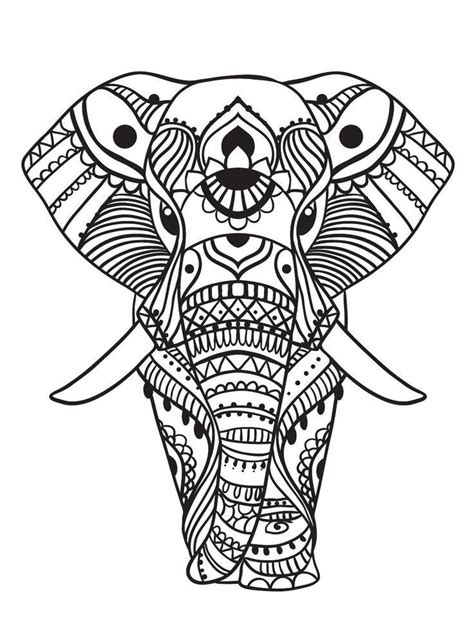 Elephant Coloring Pages for Adults - Best Coloring Pages For Kids