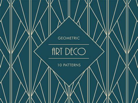 Free Download: Art Deco Geometric Patterns :: Behance