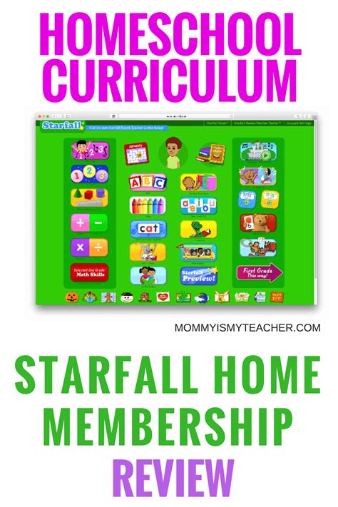 How to Use The Starfall Home Membership: A Homeschooling Mom Review ...