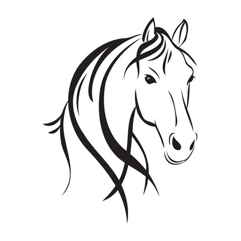 Download Horse Head Style - Horse Head Outline Clipart (#853031) - PinClipart