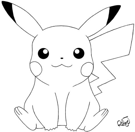 Pikachu - Sketch by rileyjay on DeviantArt