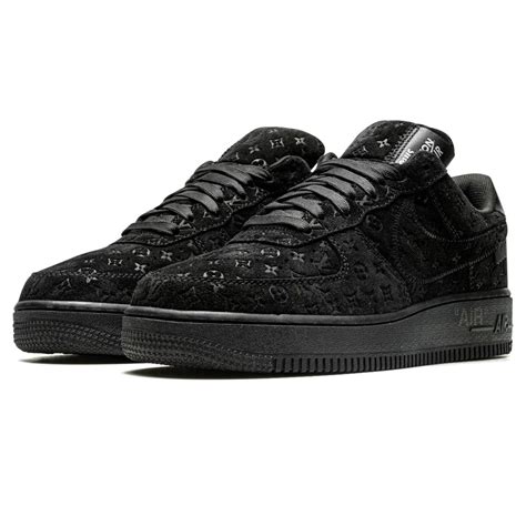 Louis Vuitton Nike Air Force 1 Low By Virgil Abloh Black Anthracite ...