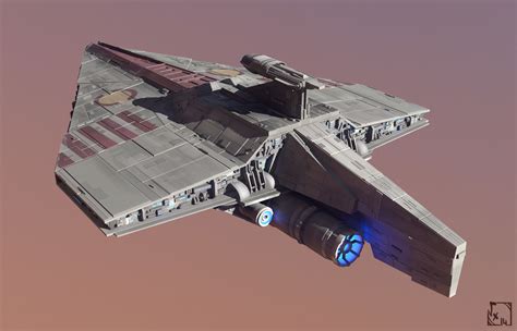 ArtStation - Star Wars - Redemption | Stardestoyer Class Acclamator, Etienne Beschet | Star wars ...