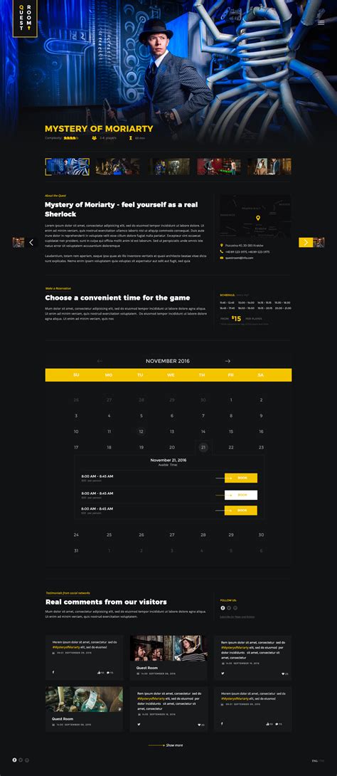 QuestRoom - Creative Escape Room on Behance