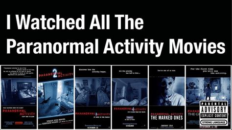 I Watched All The Paranormal Activity Movies - YouTube